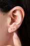Heliophilia Silver Pendientes de Plata Esterlina 925